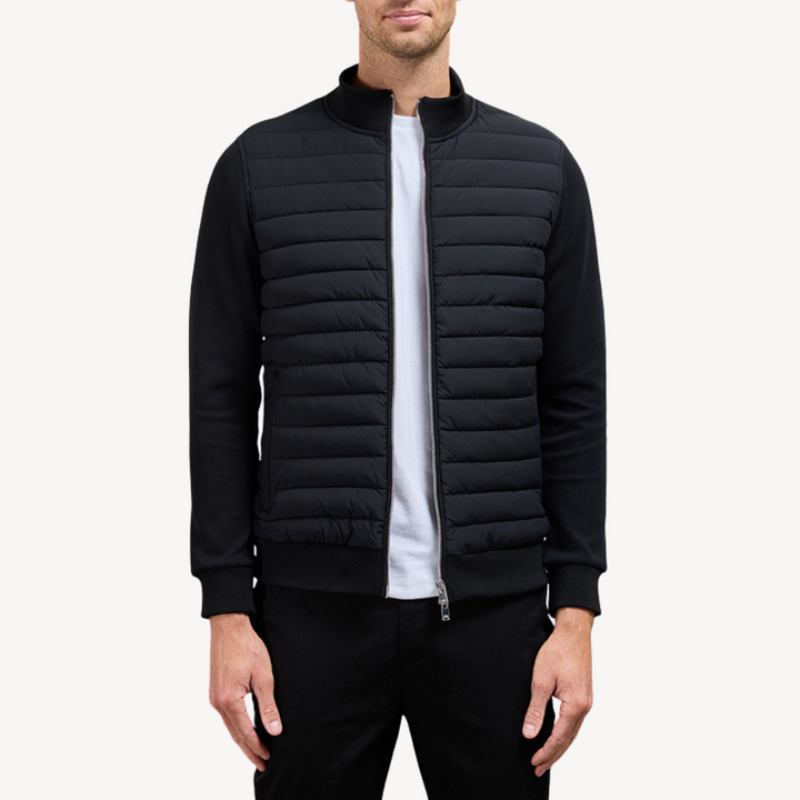 Mens Hybrid Puffer Jacket Insulated Lightweight Fit - BritishMode