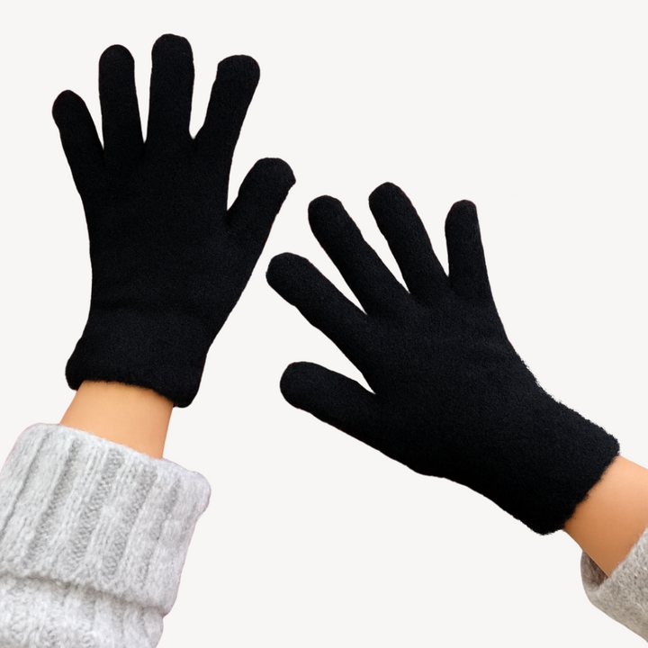Womens Gloves Fuzzy Warm Fit