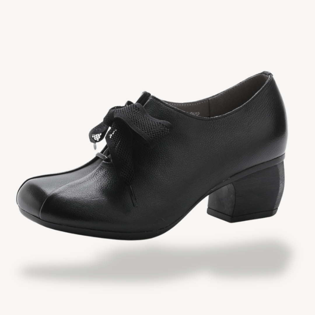 Womens Orthopedic Heels with Bow Detail - BritishMode