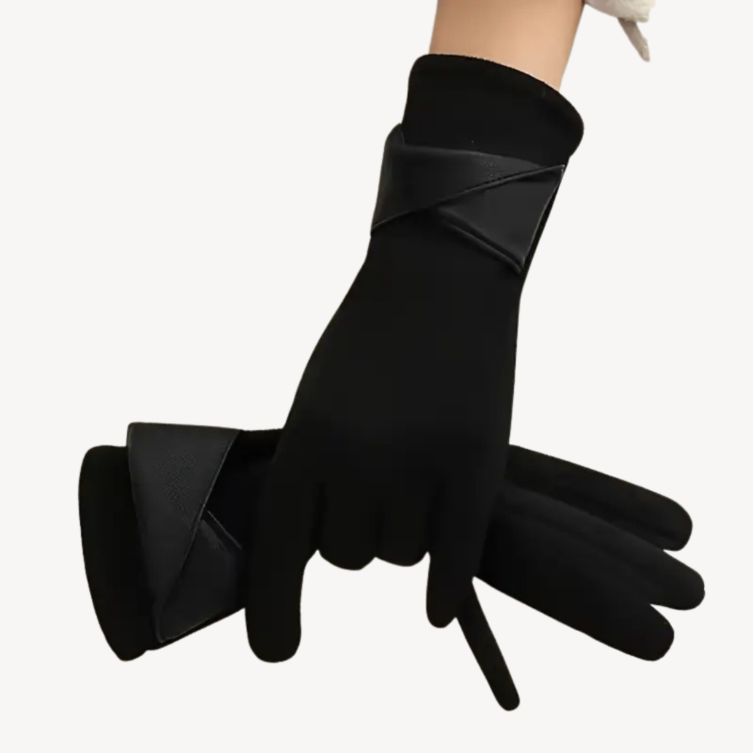 Womens Touchscreen Gloves Soft Fabric Slim Fit