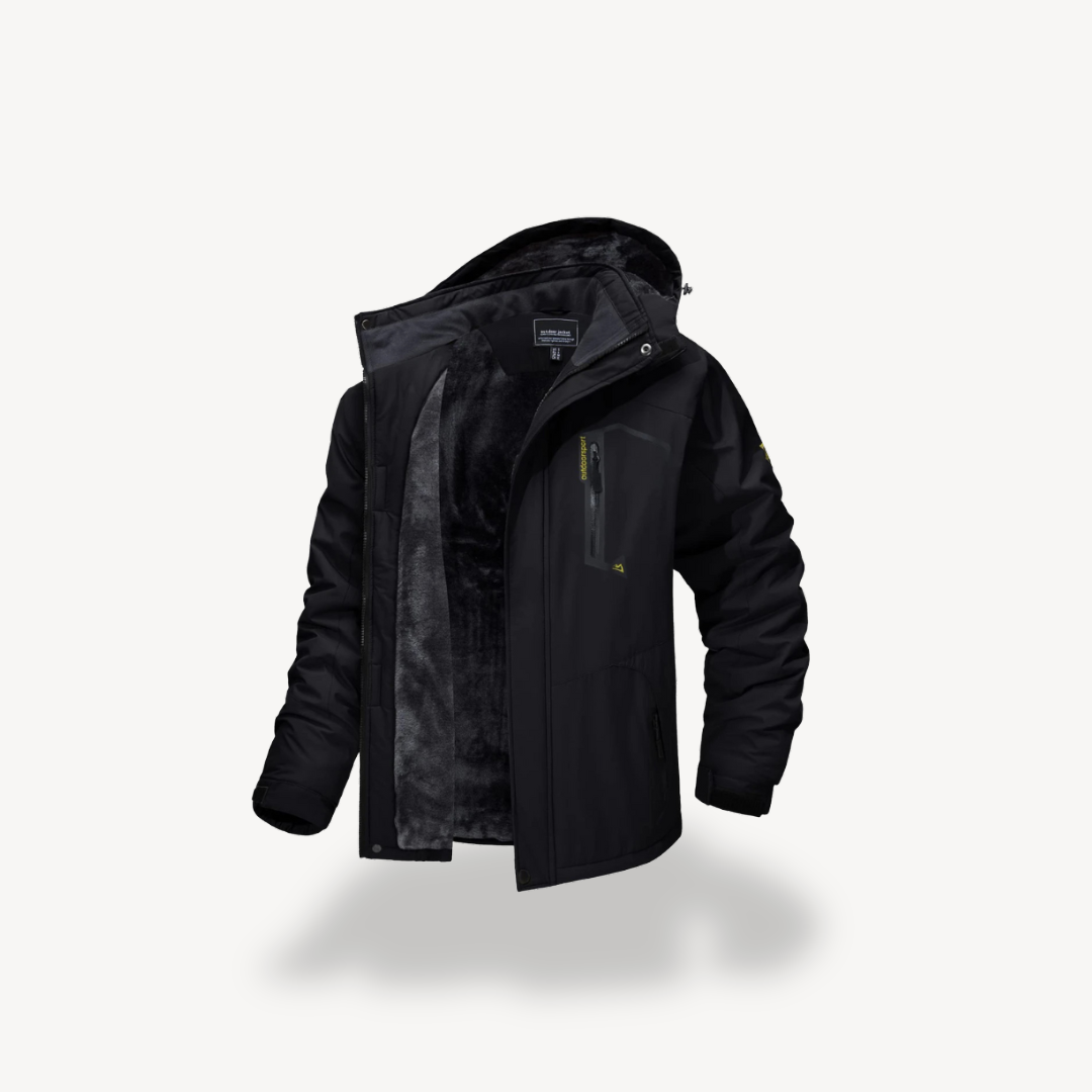 Mens Outdoor Hiking Jacket Waterproof Breathable Fit