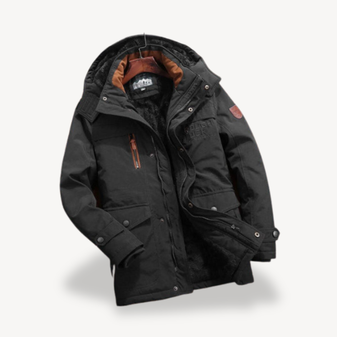 Unisex Winter Parka Jacket with Fleece Lining