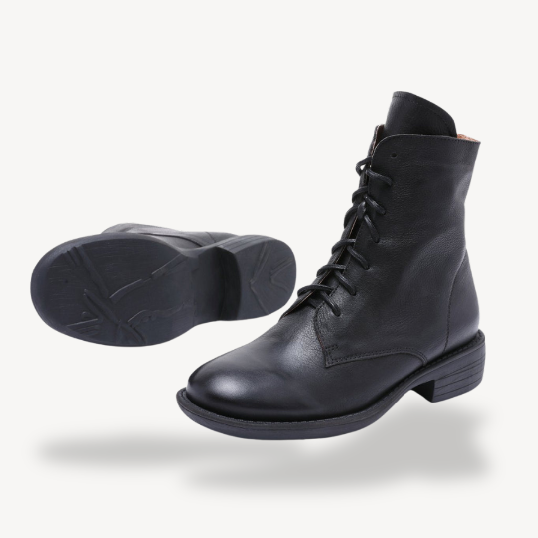 Womens Orthopedic Leather Boots Comfortable Supportive Fit
