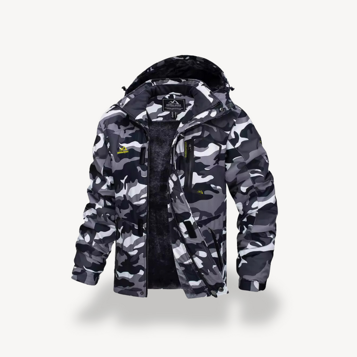 Mens Outdoor Hiking Jacket Waterproof Breathable Fit