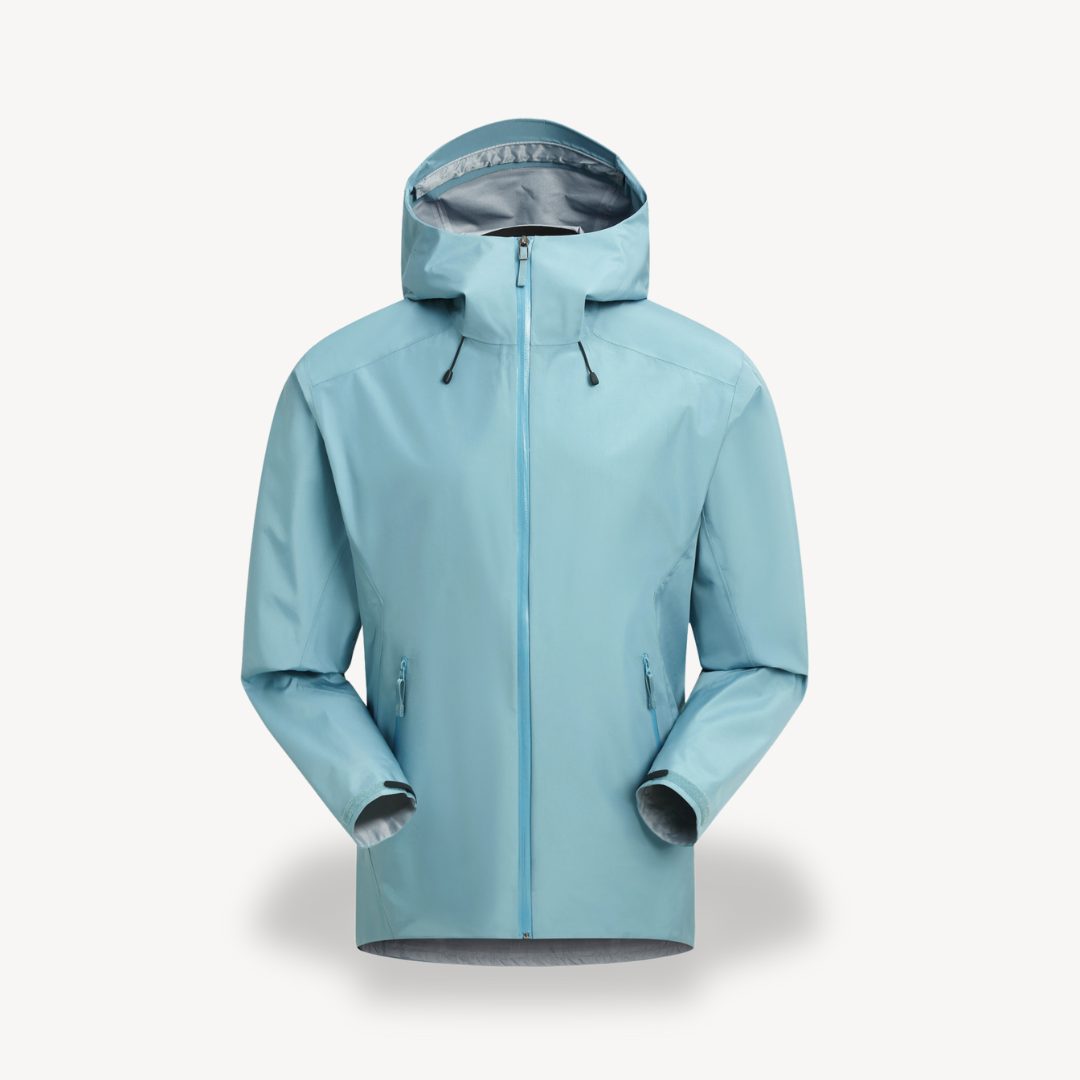 Unisex Rain Jacket Waterproof Hooded Lightweight