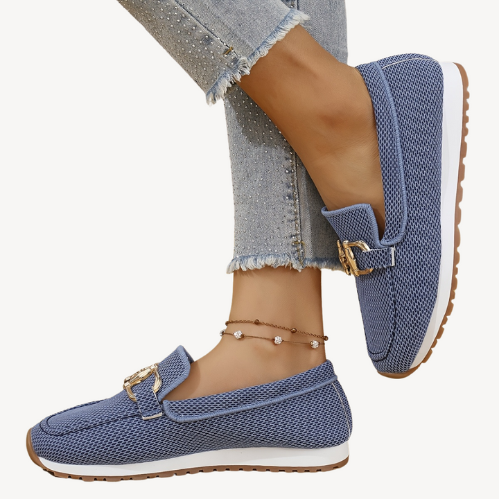 Womens Orthopedic Loafers with Mesh Upper