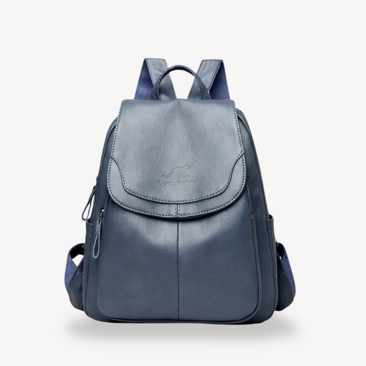 Womens Leather Backpack Durable Adjustable Straps