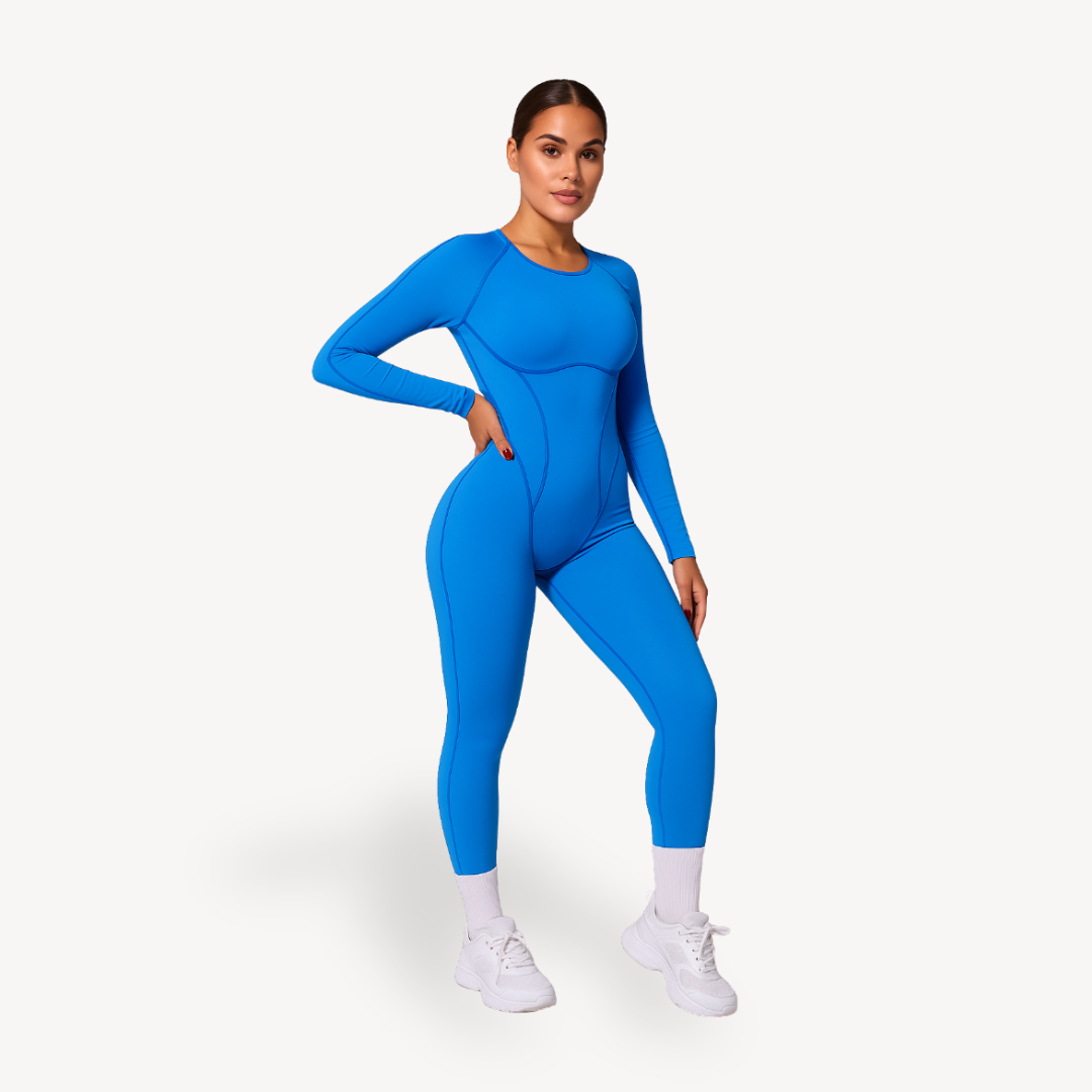 Womens Activewear Bodysuit Stretch Fit