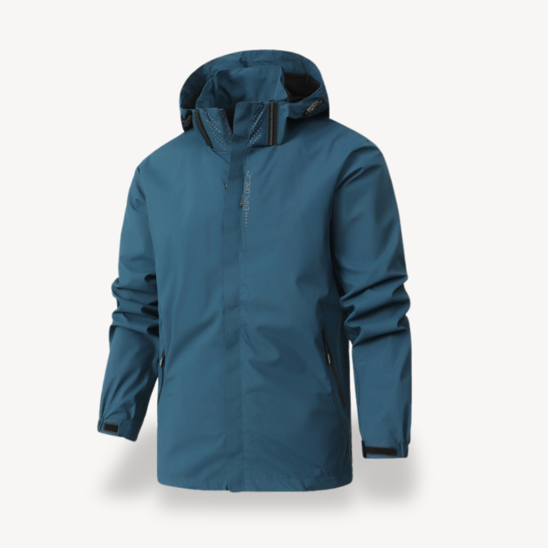 Mens Waterproof Windbreaker Jacket Hiking Fit