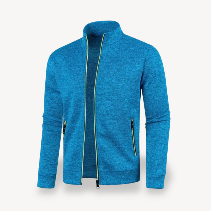 Mens Track Jacket with Zipper Front