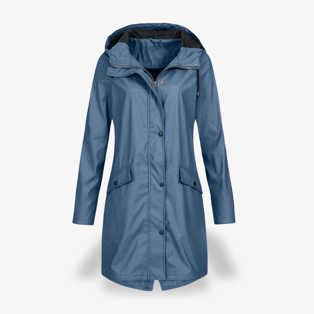 Womens Waterproof Hooded Jacket Lightweight Fit