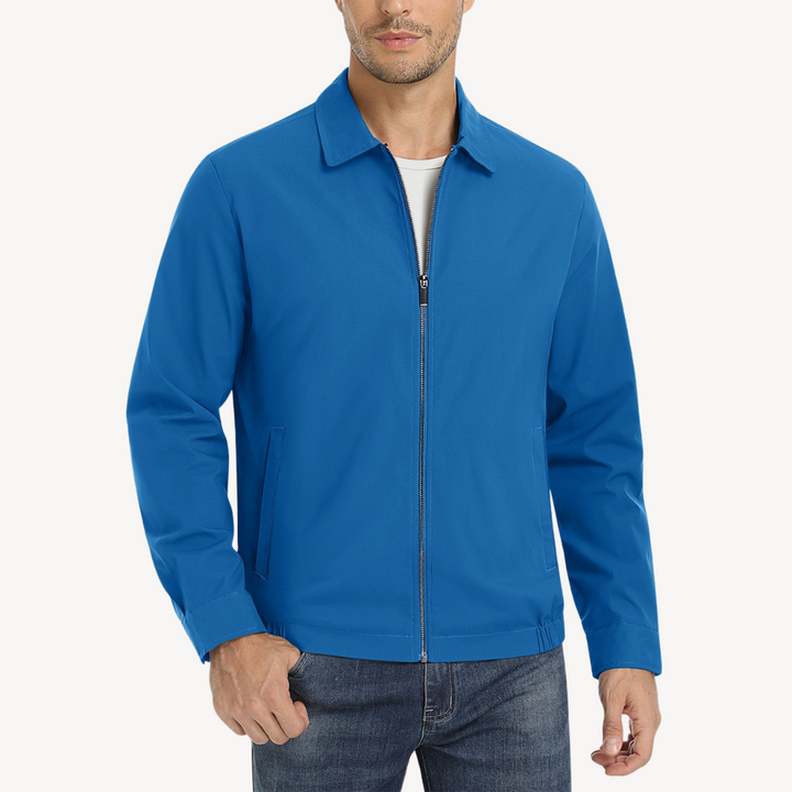 Mens Bomber Jacket Full Zip with Pockets
