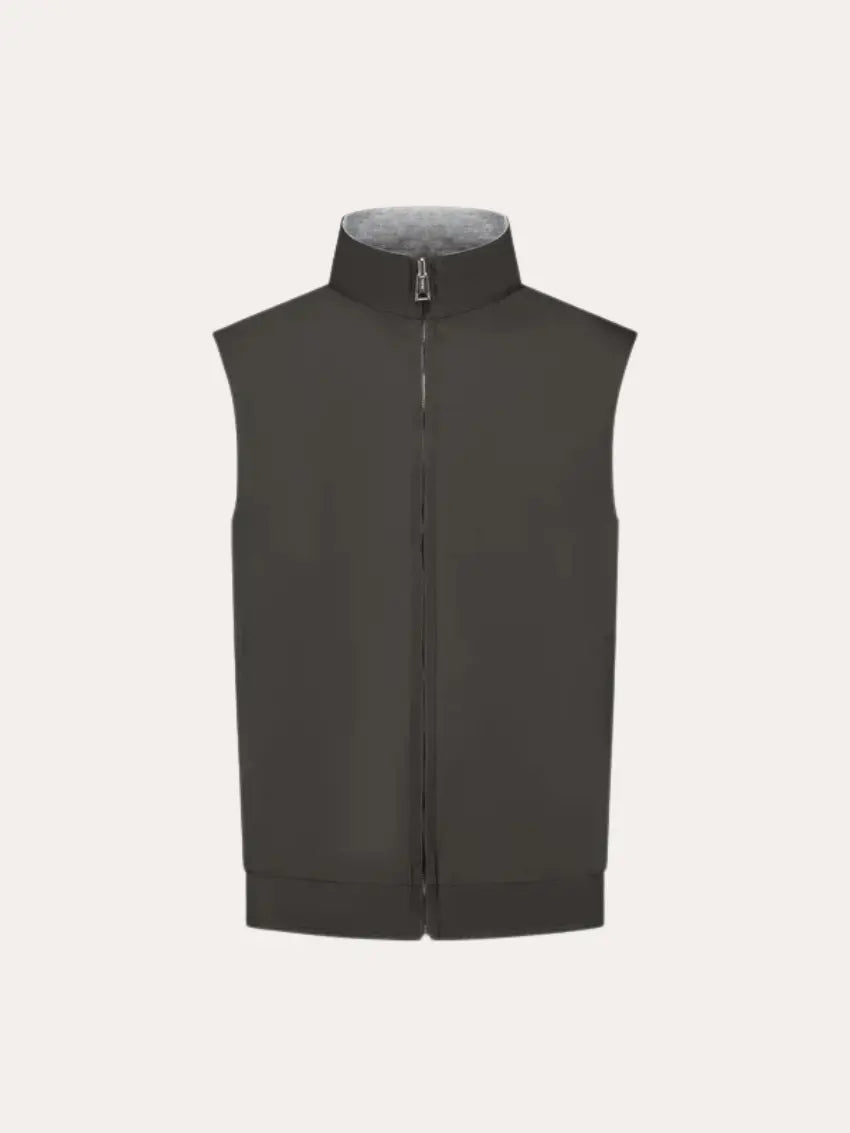 Mens Reversible Vest Jacket Classic Fit