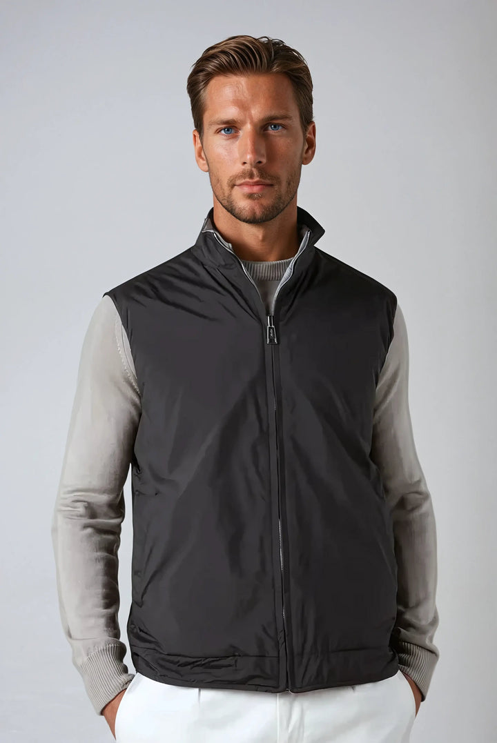 Mens Reversible Vest Jacket Classic Fit - BritishMode