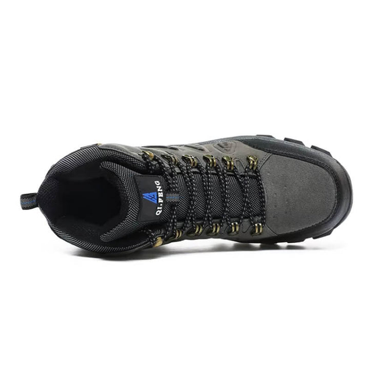 Mens Waterproof Leather Hiking Boots Outdoor