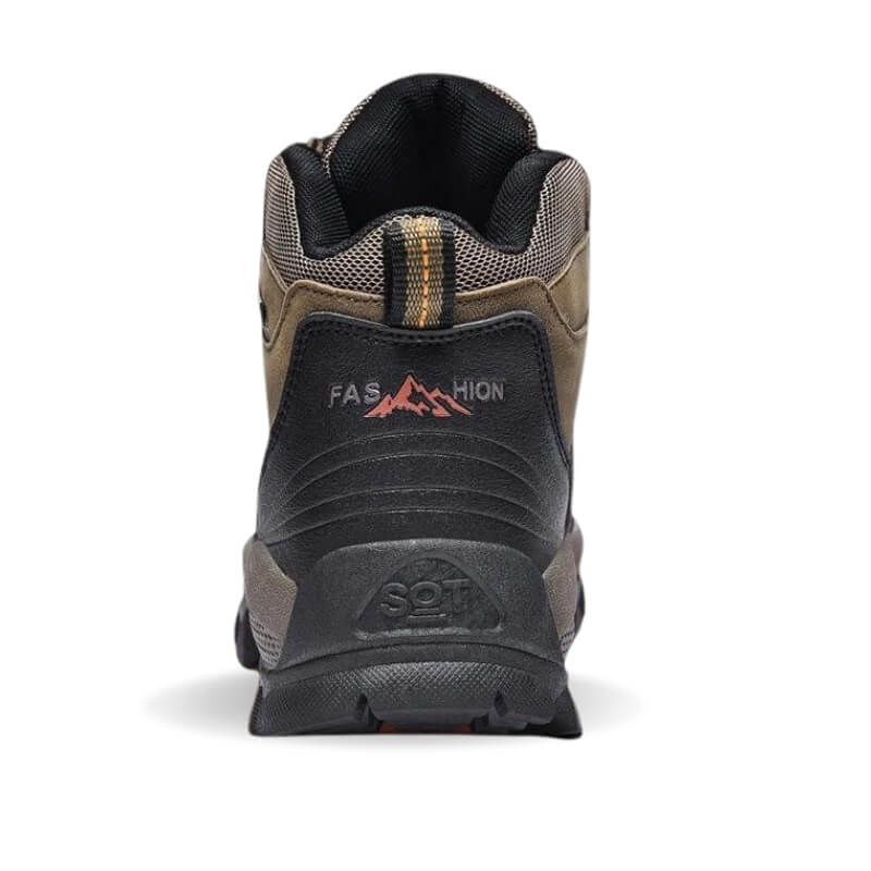 Mens Waterproof Leather Hiking Boots Outdoor