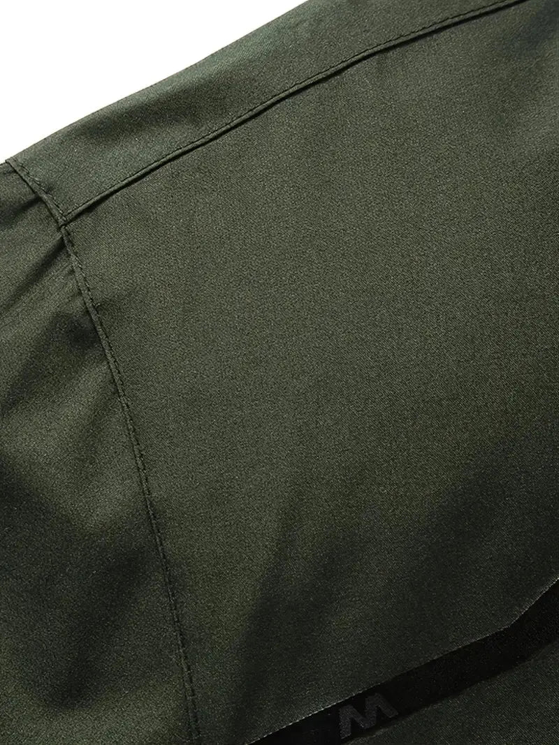 Mens Waterproof Technical Rain Jacket Windbreaker