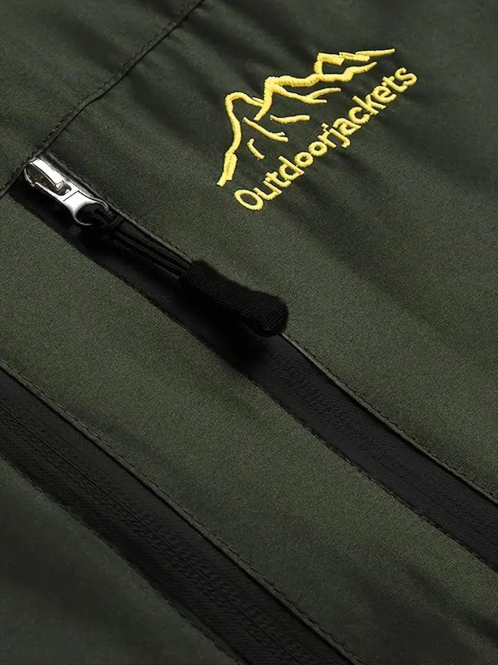 Mens Waterproof Technical Rain Jacket Windbreaker