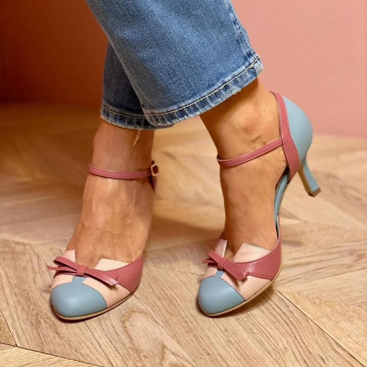 Womens Mary Jane Sandals Block Heel Ankle Strap - BritishMode