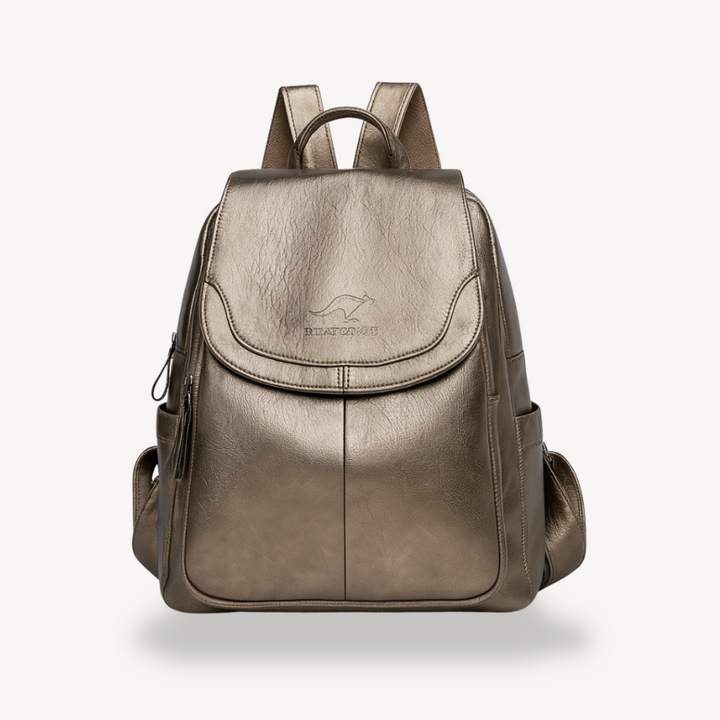 Womens Leather Backpack Durable Adjustable Straps
