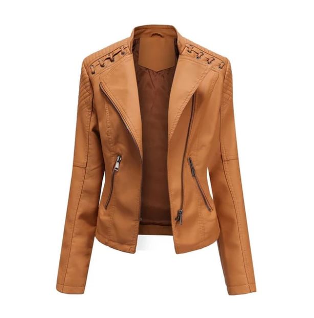 Mens Leather Jacket Lambskin Slim Fit