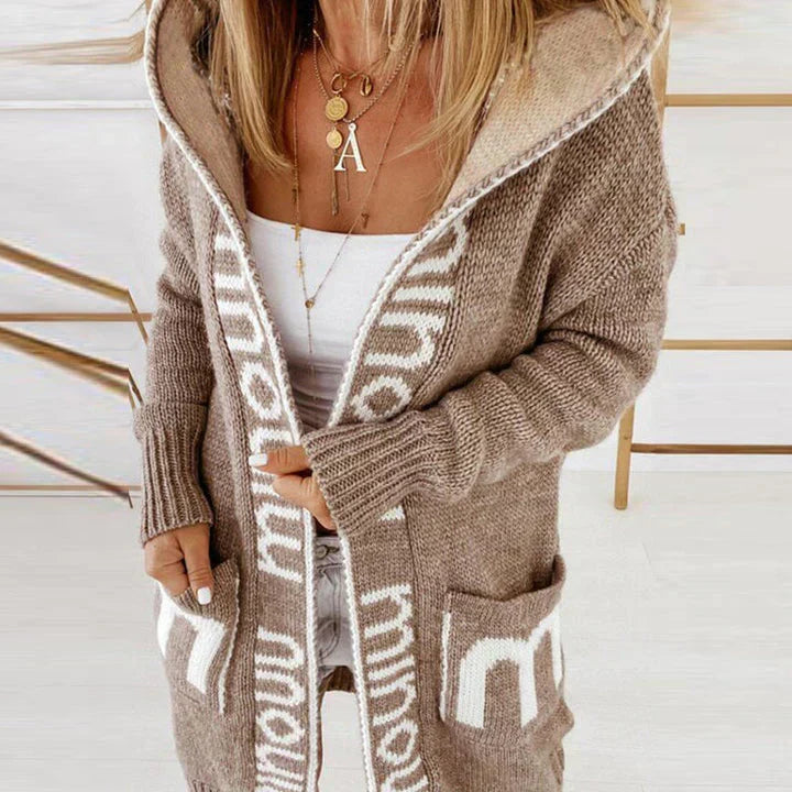 Womens Cozy Cardigan Knit Comfortable Relaxed Fit - BritishMode