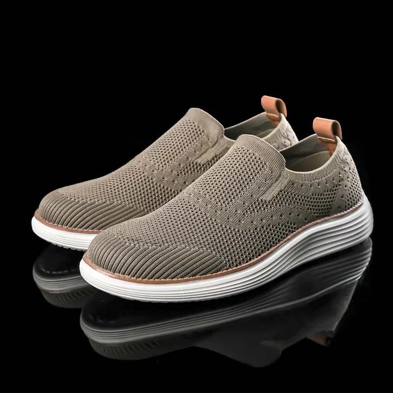 Mens Casual Knit Sneakers Breathable Lightweight - BritishMode
