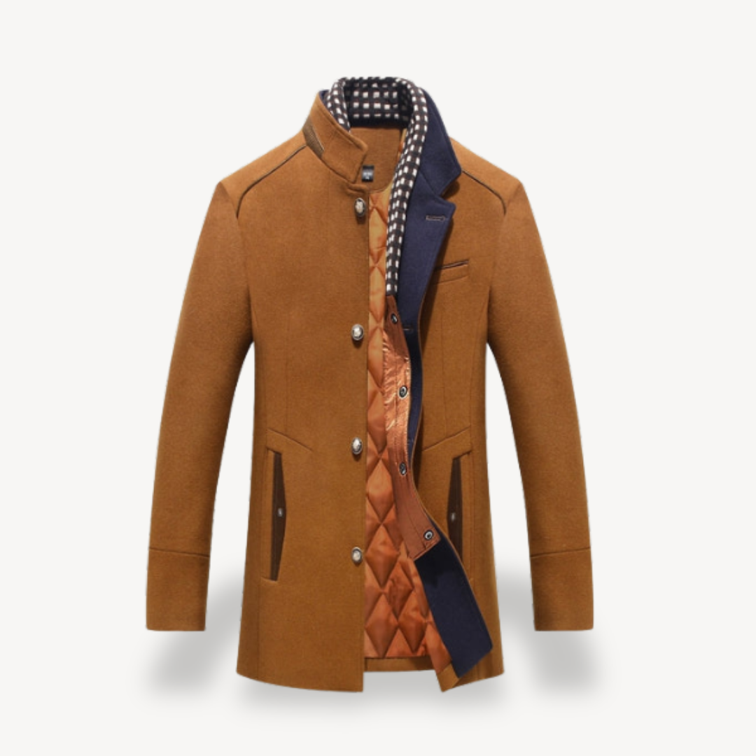 Mens Casual Jacket Button-Down Front