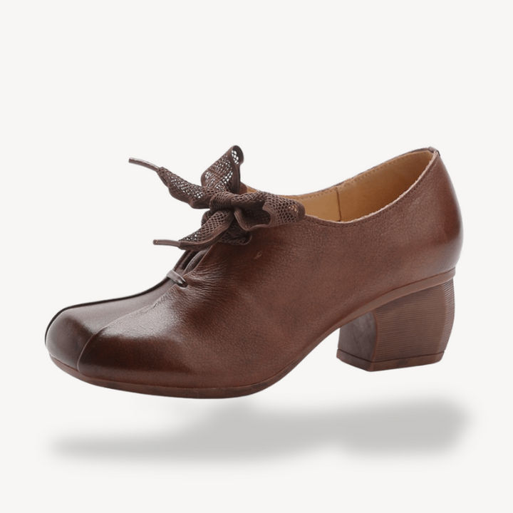 Womens Orthopedic Heels with Bow Detail