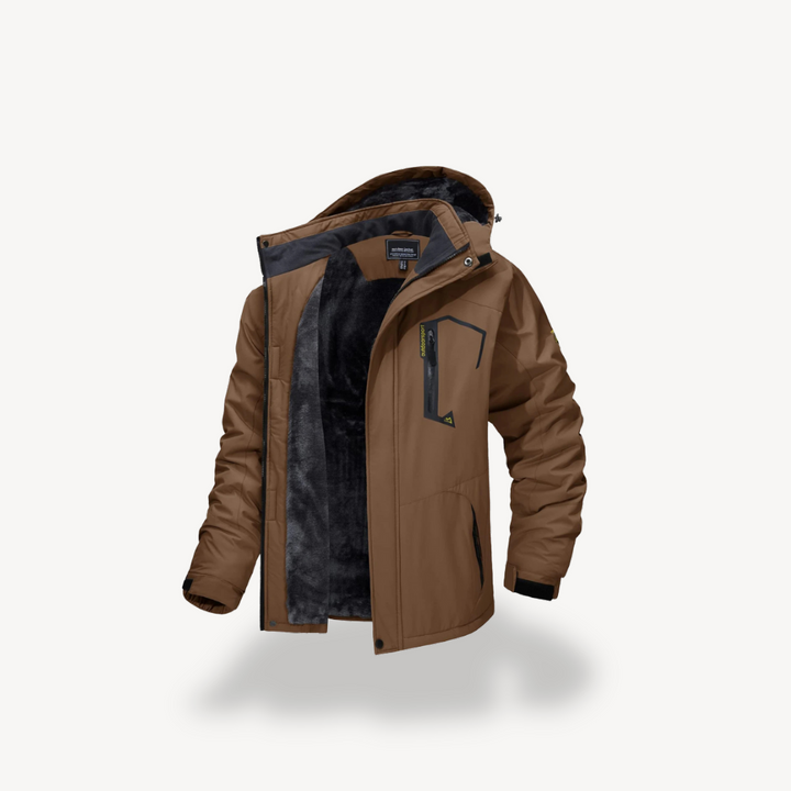 Mens Outdoor Hiking Jacket Waterproof Breathable Fit