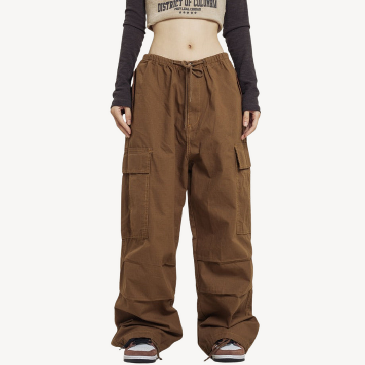 Womens Cargo Pants Loose Fit Baggy Style
