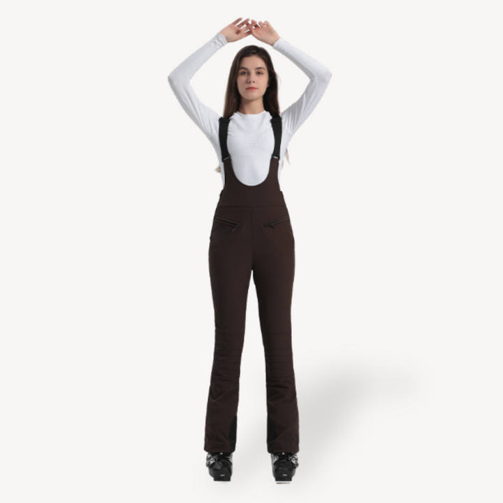 Womens Ski Bib Overalls Insulated Waterproof Fit