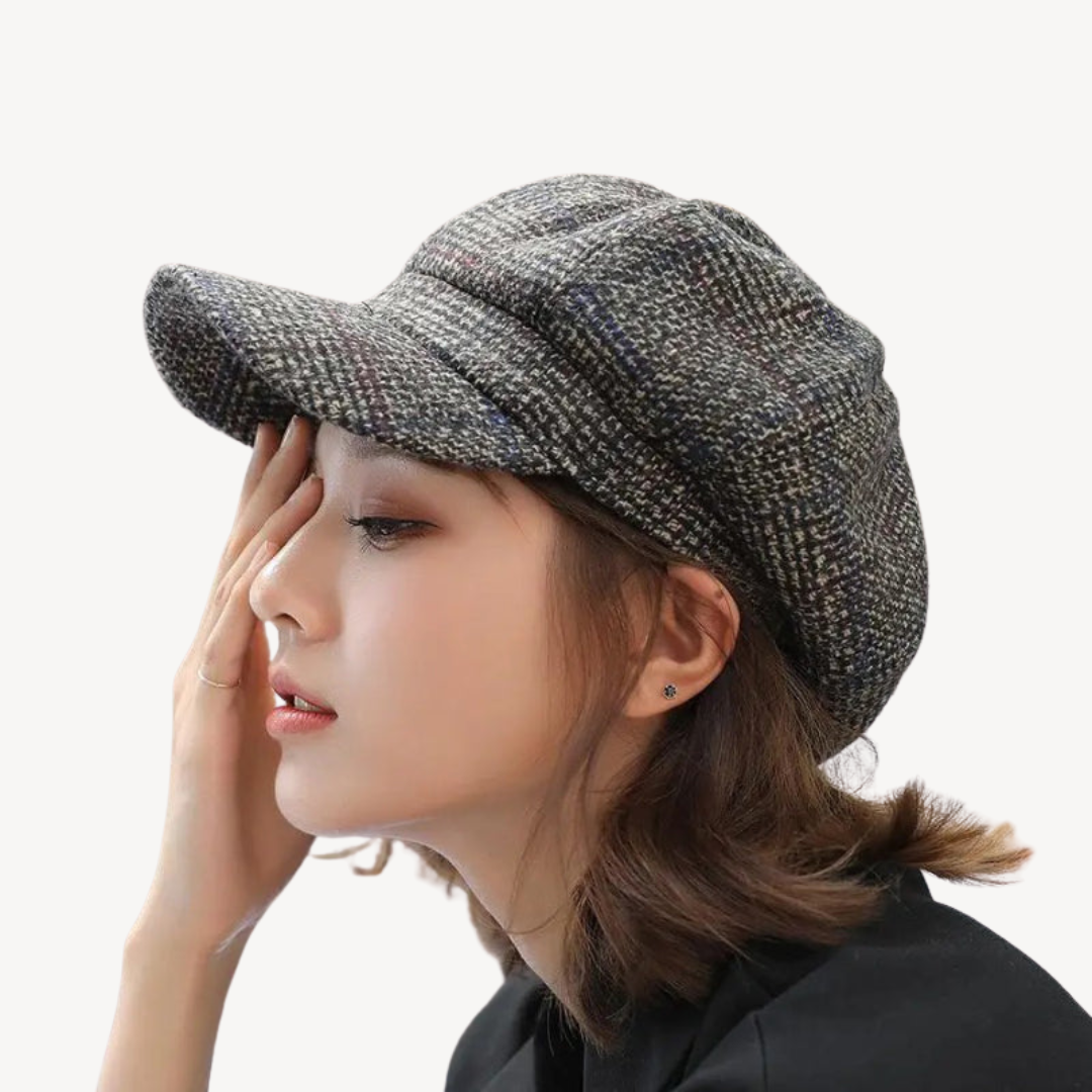 Womens Tweed Cap Classic Fit