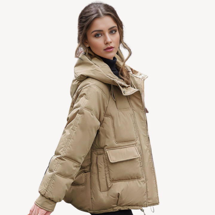 Womens Puffer Jacket Insulated Warm Fit