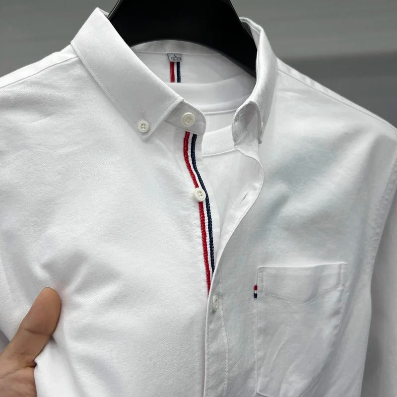 Mens Oxford Shirt Cotton Classic Fit - BritishMode