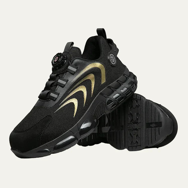 Mens Mesh Sneakers with Rotary Lacing System
