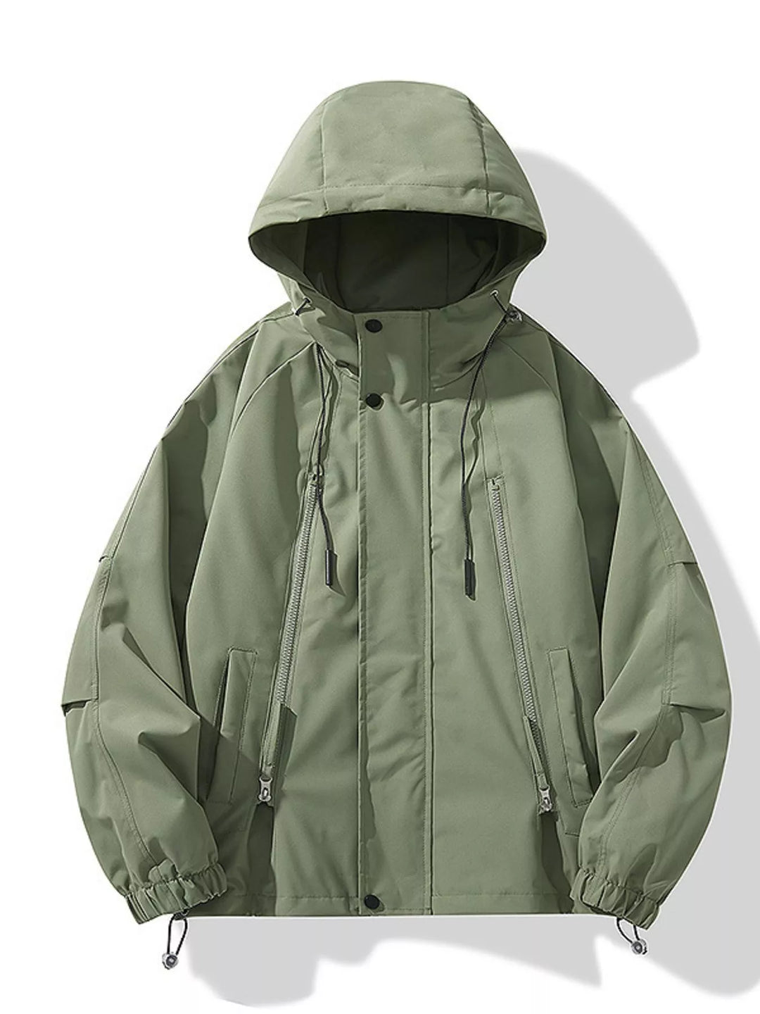 Mens Waterproof Hooded Jacket Big and Tall Fit