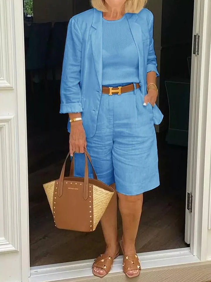 Womens Summer Clothing Set Relaxed Fit