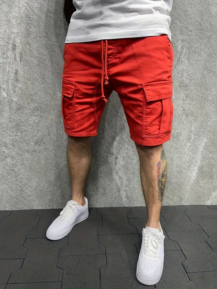 Mens Cargo Shorts Athletic Relaxed Fit