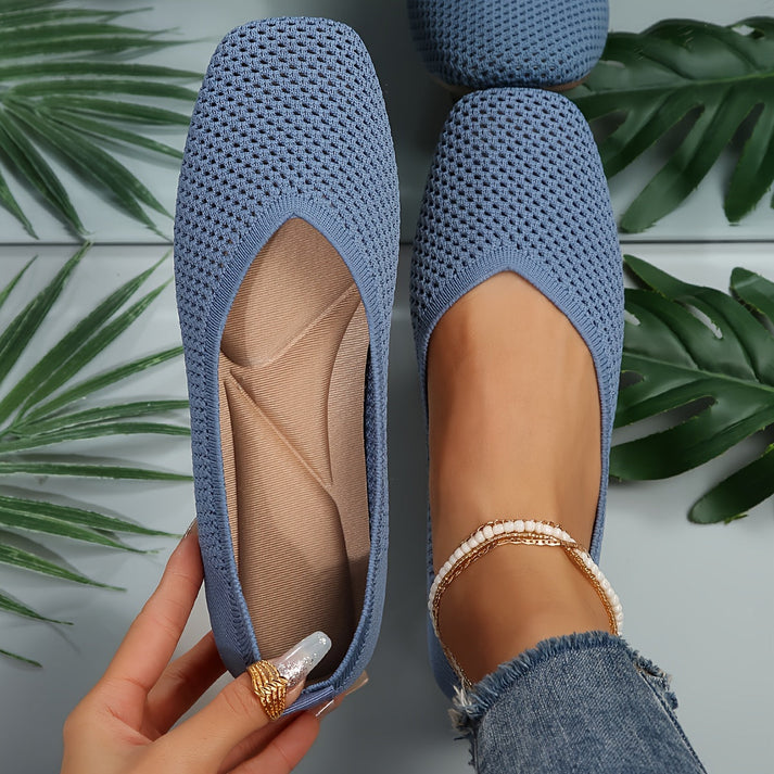 Womens Flat Shoes Slip-On Comfortable - BritishMode