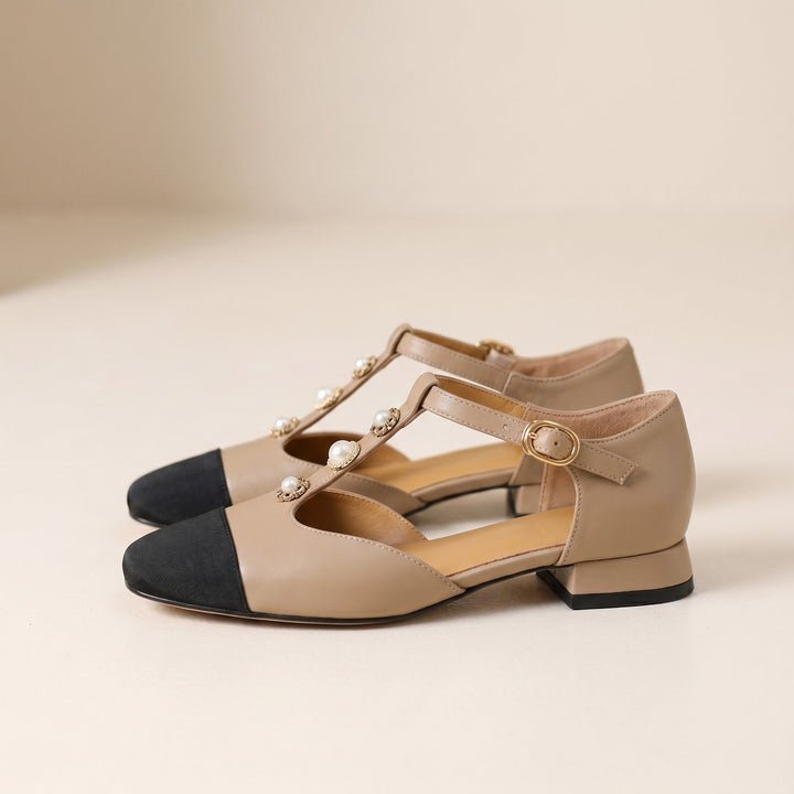 Womens Leather Slingback Sandals Open Toe - BritishMode