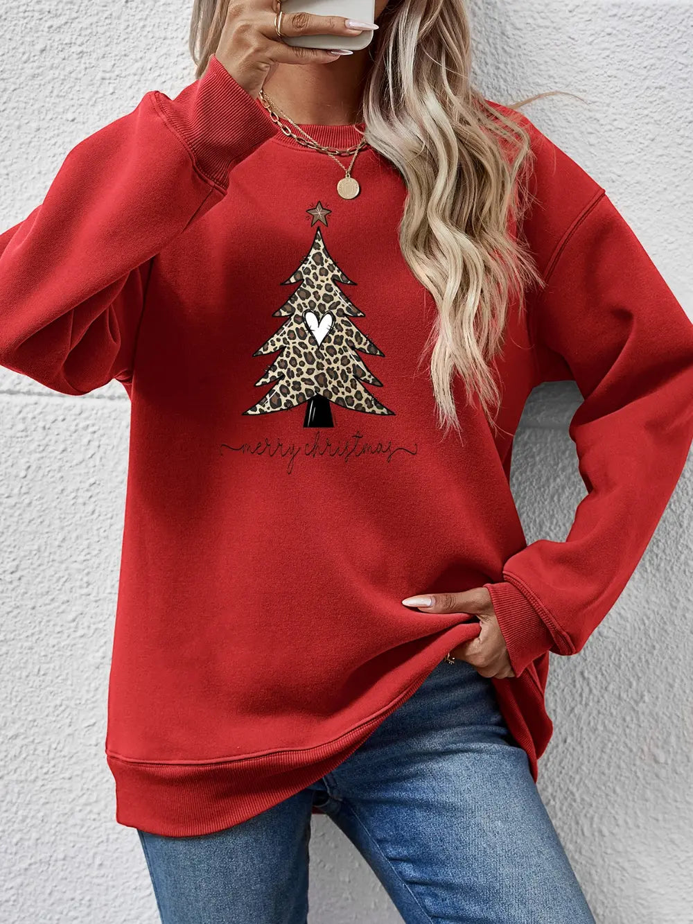 Unisex Long Sleeve Shirt with Graphic Print Casual Fit