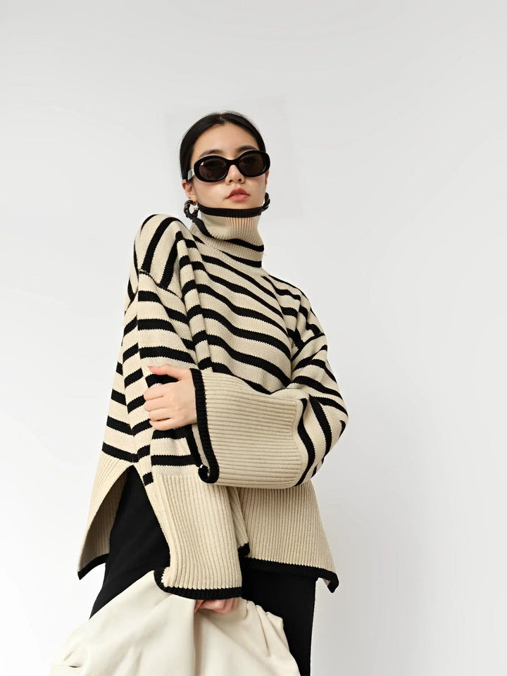Womens Oversized Winter Sweater Soft Knit