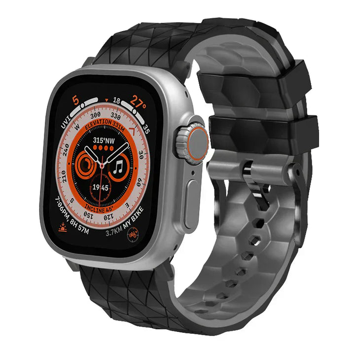 Unisex Sporty Football Strap Silicone Adjustable for Apple Watch - BritishMode