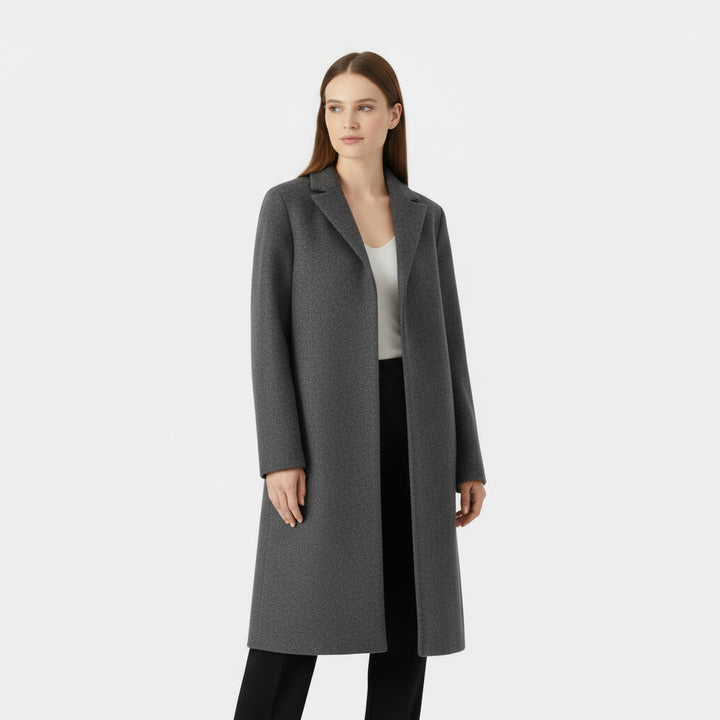 Womens Classic Coat Elegant Timeless Style