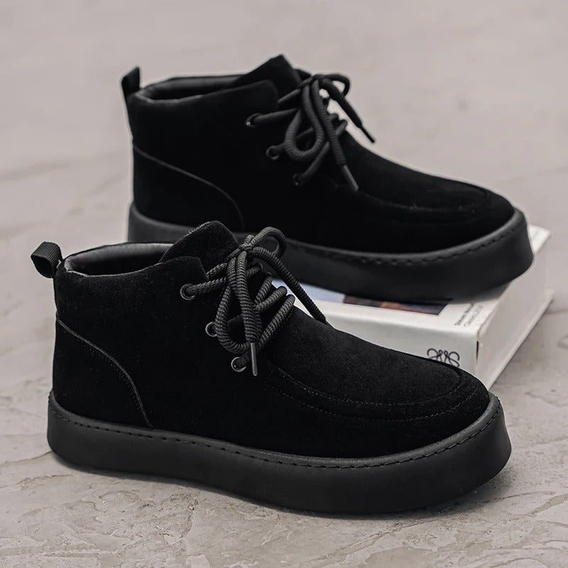 Unisex Sneakers Suede Leather Classic Fit - BritishMode