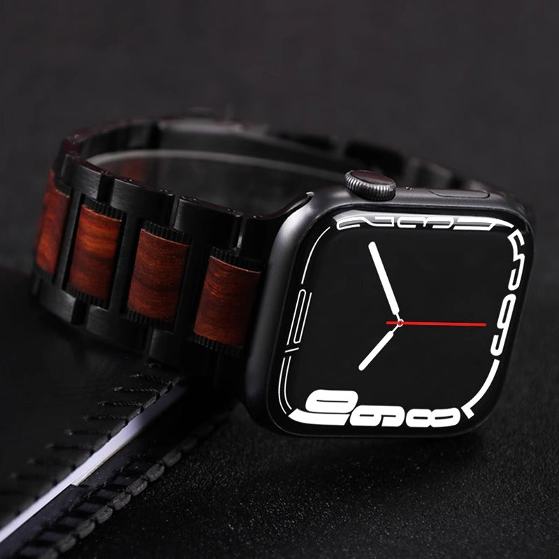 Unisex Watch Strap Leather and Stainless Steel Classic Style
