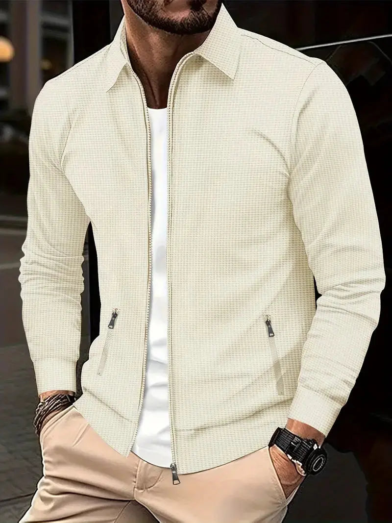Mens Cardigan Zipper Closure Stylish Fit - BritishMode