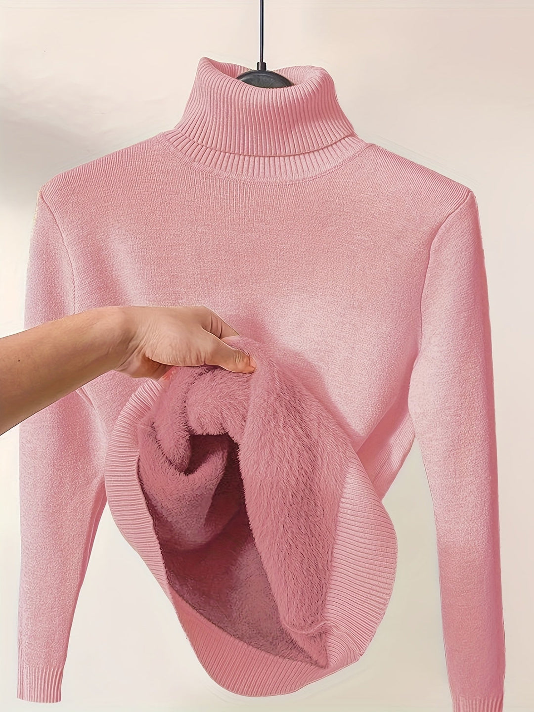 Womens Crew Neck Sweater Warm Classic Fit - BritishMode