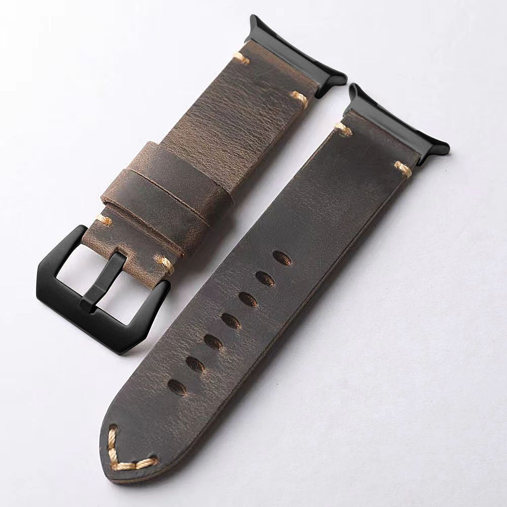 Unisex Genuine Leather Watch Band Classic Fit